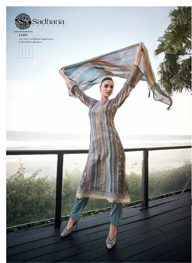  Erika Maslin by Sadhana Silk Digital Printed Dress Material Collection